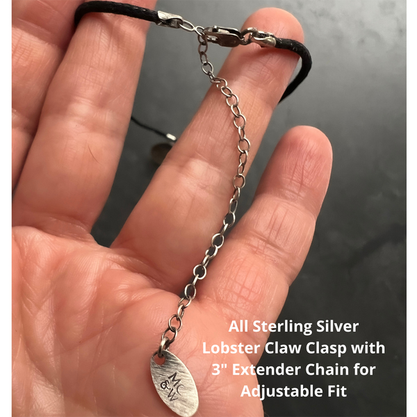 Sterling Silver or Bronze Tick Insect Pendant, With or Without Your Choice of Vegan Choker or Sterling Silver Necklace