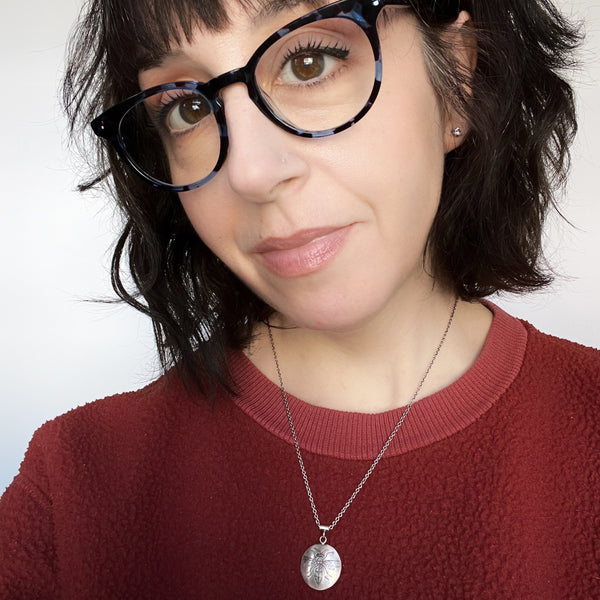 Handmade Sterling Silver Wasp Pendant Necklace or Choker – Eco-Friendly Insect Jewelry for Nature Lovers