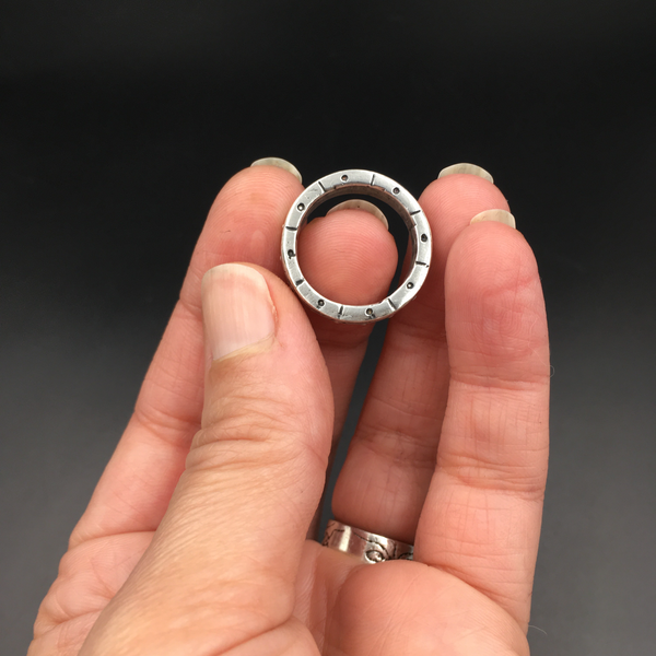 Handmade Sterling Silver Band Ring – Recycled Silver Minimalist Ring – Unisex Eco-Friendly Ring – Simple Silver Ring for Everyday – USA Made