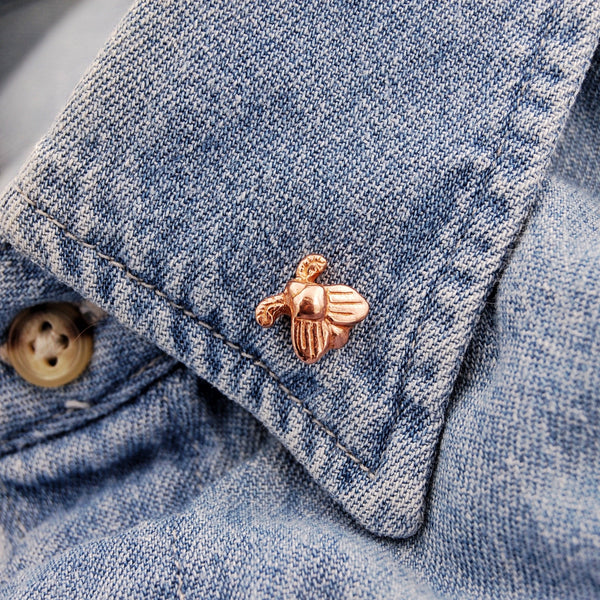 Handmade Moth Pin – Insect Lapel Pin, Bug Tie Tack, Entomology Gift for Nature Lovers