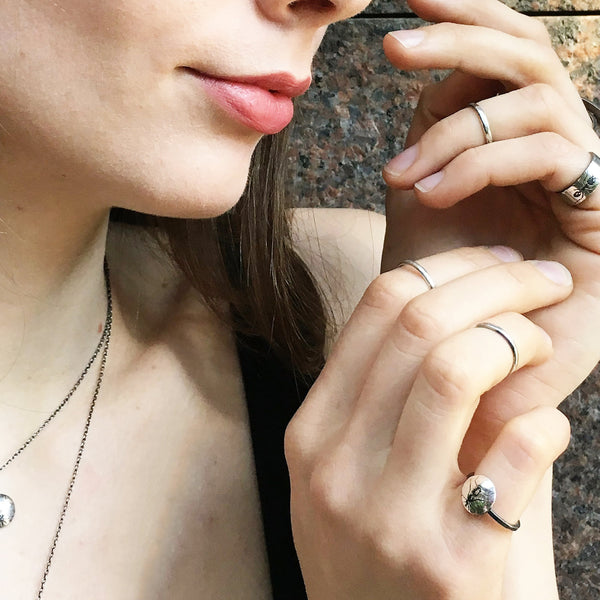 Handmade Sterling Silver Ant Ring β Insect Jewelry for Bug Lovers, Entomologists & Nature Nerds β Eco-Friendly Gift