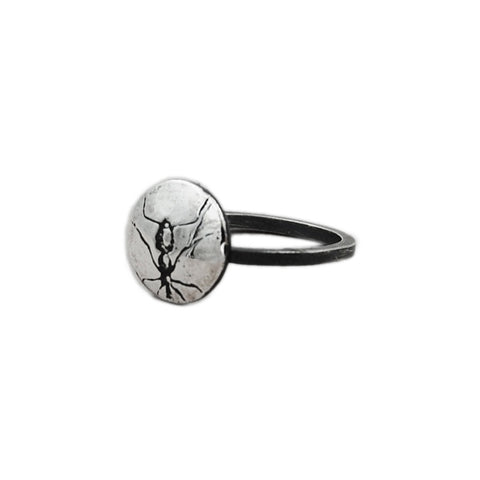 Handmade Sterling Silver Ant Insect Ring