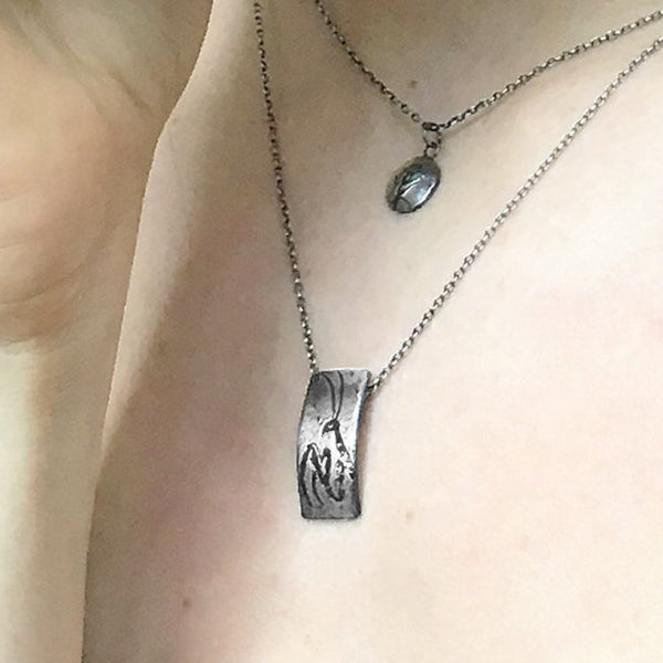 Sterling Silver Praying Mantis β Handmade Insect Necklace
