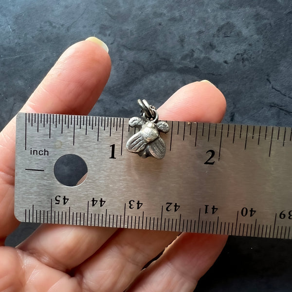Sterling Silver Moth Necklace – Handmade Insect Pendant or Vegan Choker for Bug Lovers & Entomologists