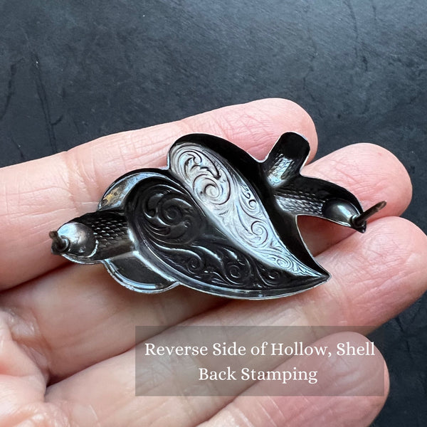 Unique Large Victorian Style Anatomical Heart Brooch or Pin — Perfect for Lapel Pin or as a Shoulder Brooch