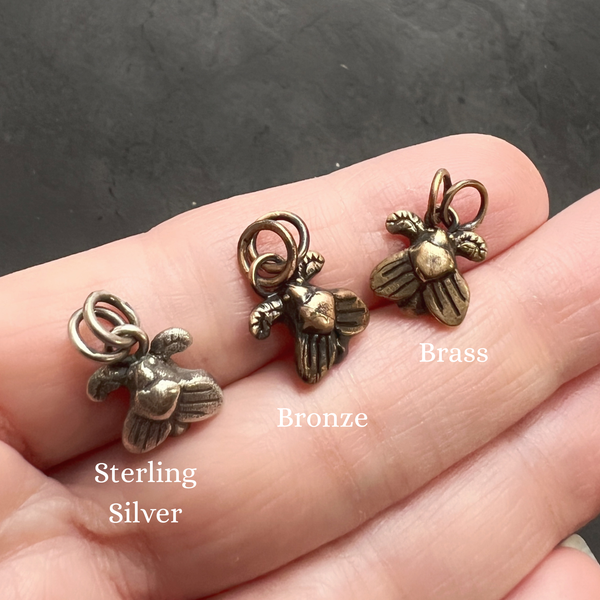 Sterling Silver Moth Necklace – Handmade Insect Pendant or Vegan Choker for Bug Lovers & Entomologists