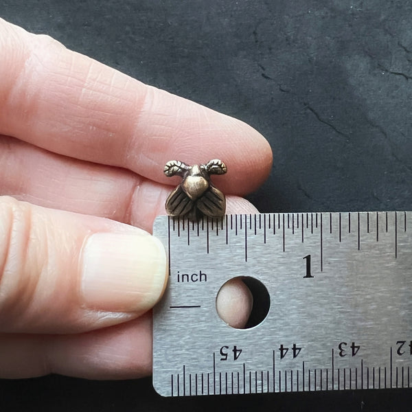 Silver, Bronze, or Brass Moth Pin – Insect Lapel Pin, Bug Tie Tack, Entomology Gift for Nature Lovers