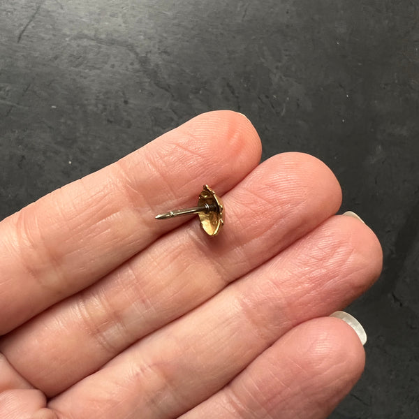 Brass Ladybug Pin or Ladybird Beetle Insect Brooch