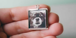 Sterling Silver Photo Pendant